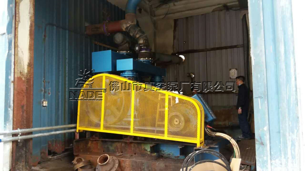 2BEF3系列水環式真空泵在水泥制造行業現場使用